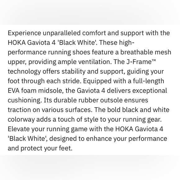 HOKA ONE ONE SIZE 7.5D W GAVIOTA 4 ATHLETIC SHOES - Picture 11 of 14